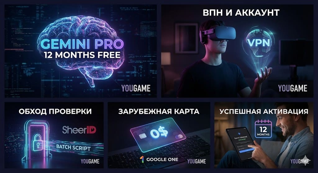 gemini на год бесплатно